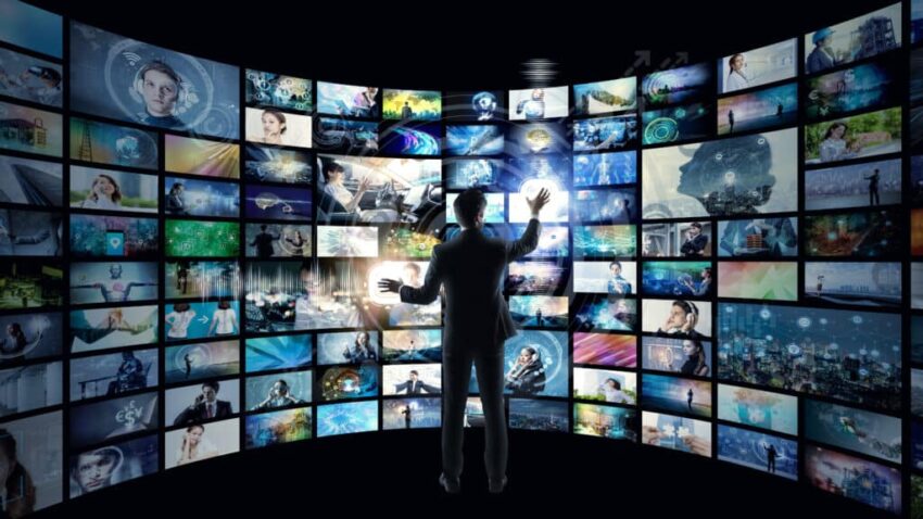 Video,Archives,Concept.