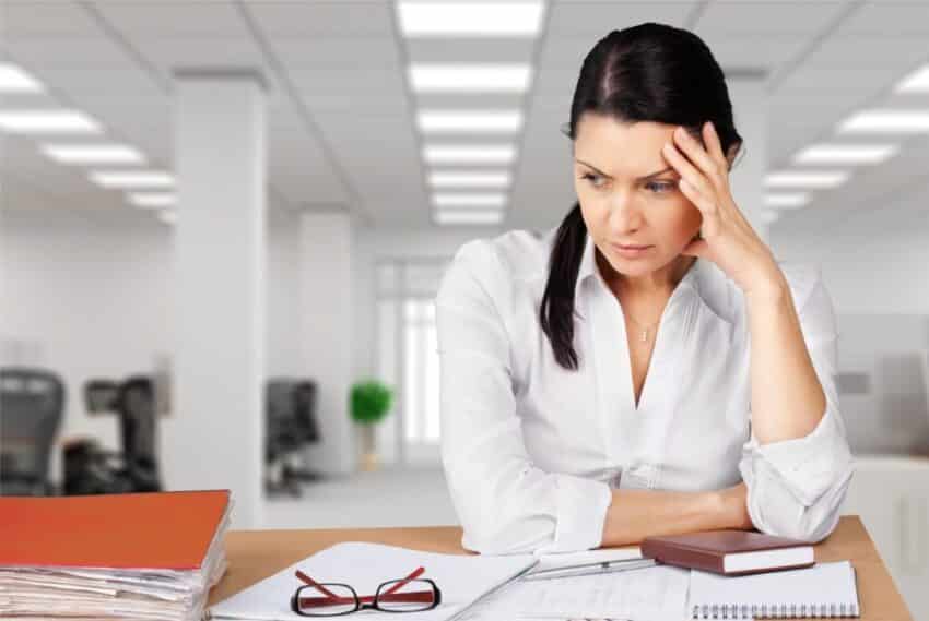 worried freelancer