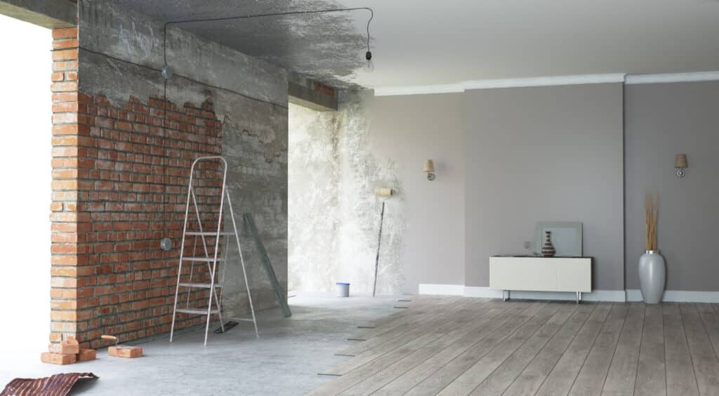 Renovation,Interior.,3d,Render