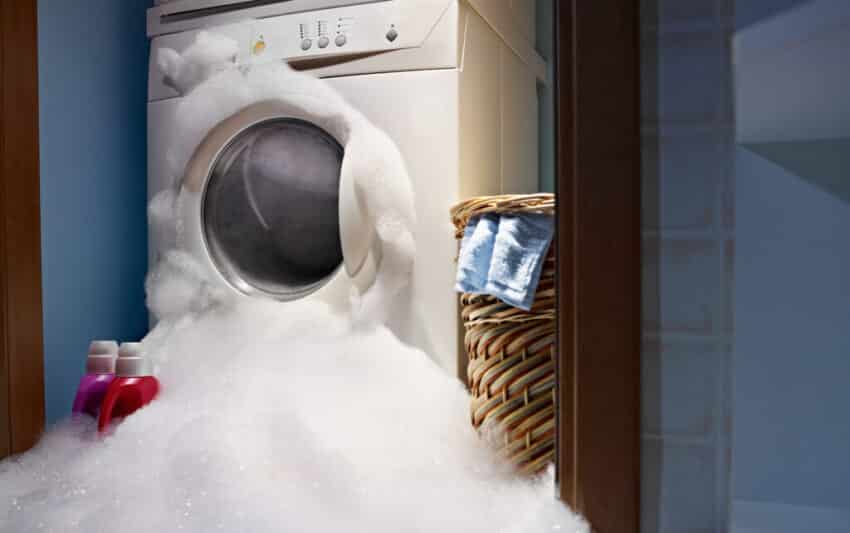 broken washing machine