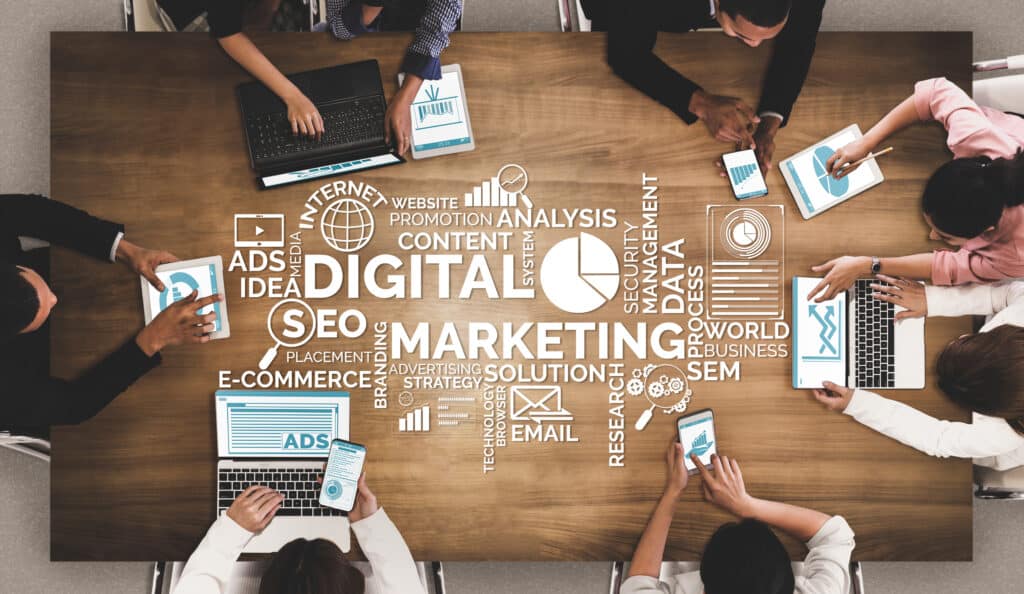 Digital,Marketing,Technology,Solution,For,Online,Business,Concept,-,Graphic