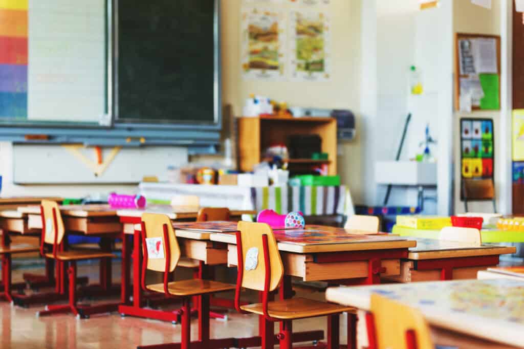 Elementary,Classroom,,Back,To,School,Concept