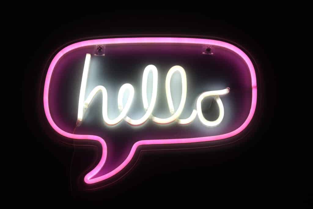 Hello,Neon,Sign