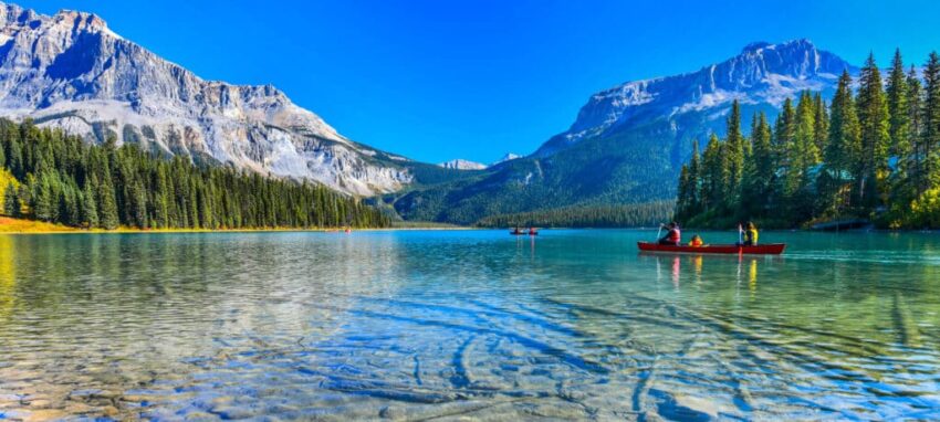 Emerald,Lake,yoho,National,Park,In,Canada