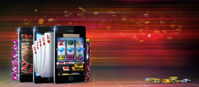 Gambling,Concept,Image,Suggesting,The,Idea,Of,Playing,Slots,,Poker