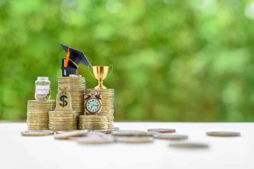 School,Funding,,Saving,For,Higher,Education,Concept,:,Black,Graduation