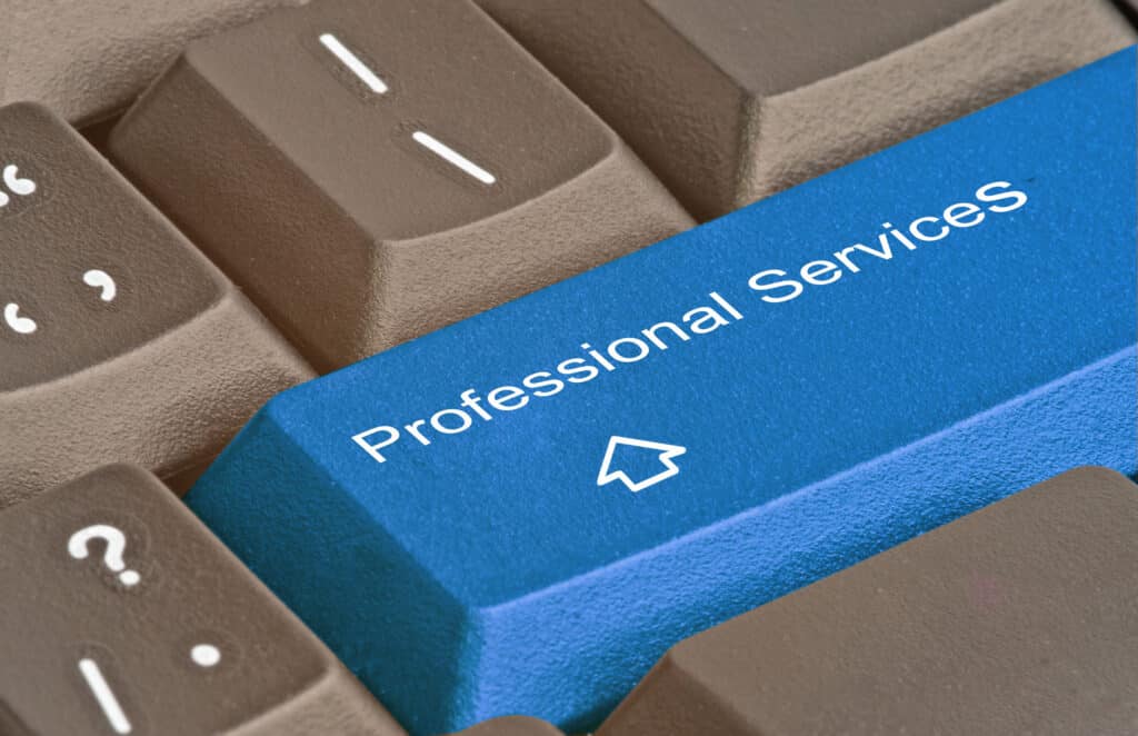 Keyboard,With,Key,For,Professional,Services