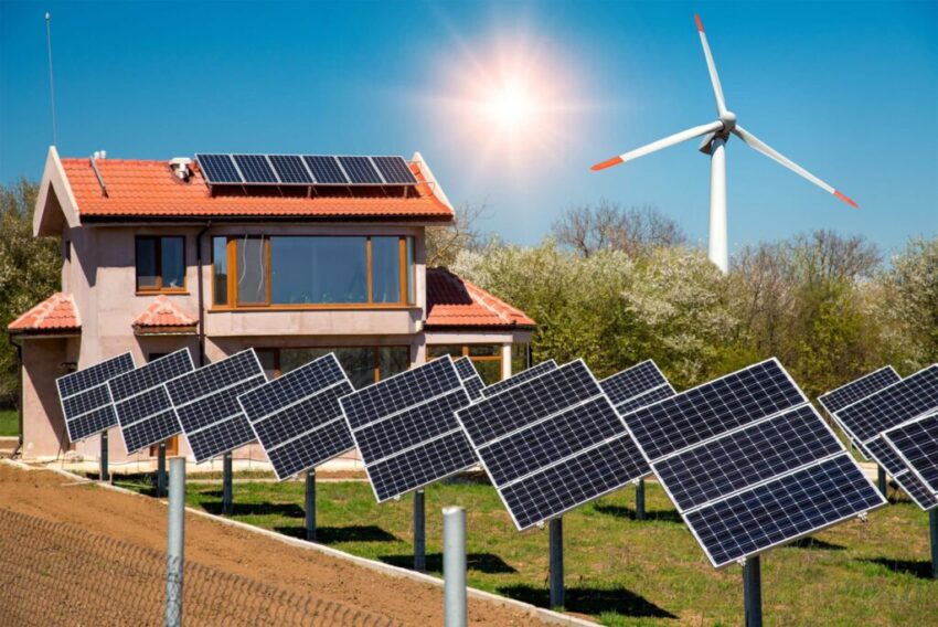 Solar,Panels,On,The,Roof,Of,A,Family,House,,Photovoltaics