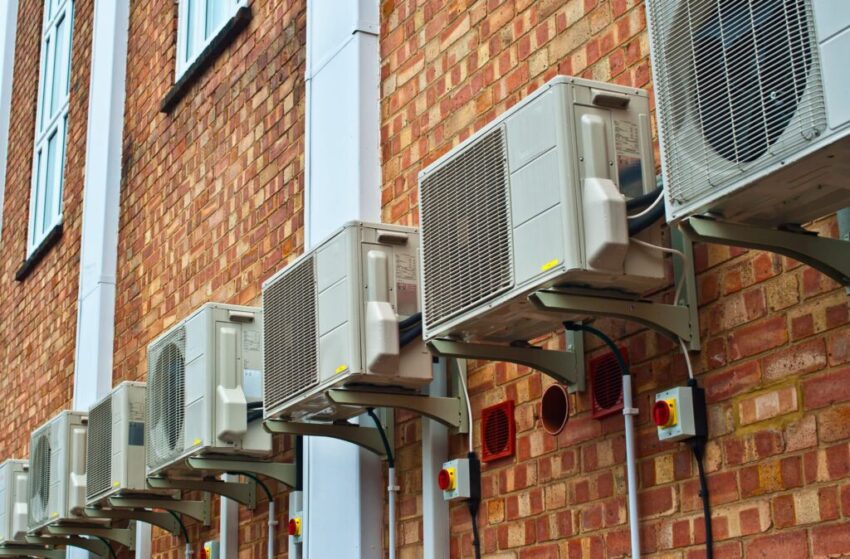 Overview,Of,Multiple,Air,Conditioning,Units