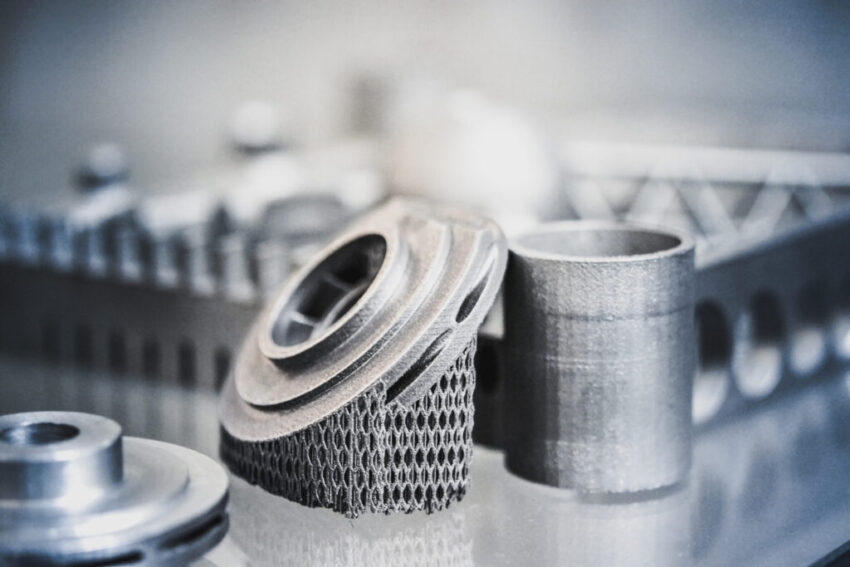 Object,Printed,On,Metal,3d,Printer.,A,Model,Created,In