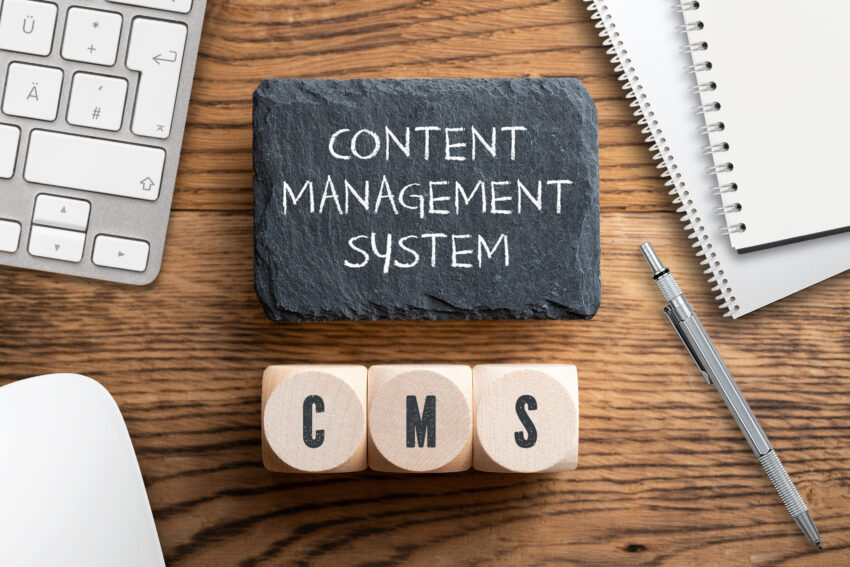 Acronym,Cms,On,Wooden,Cubes,And,Writing,Slate,With,Explanation