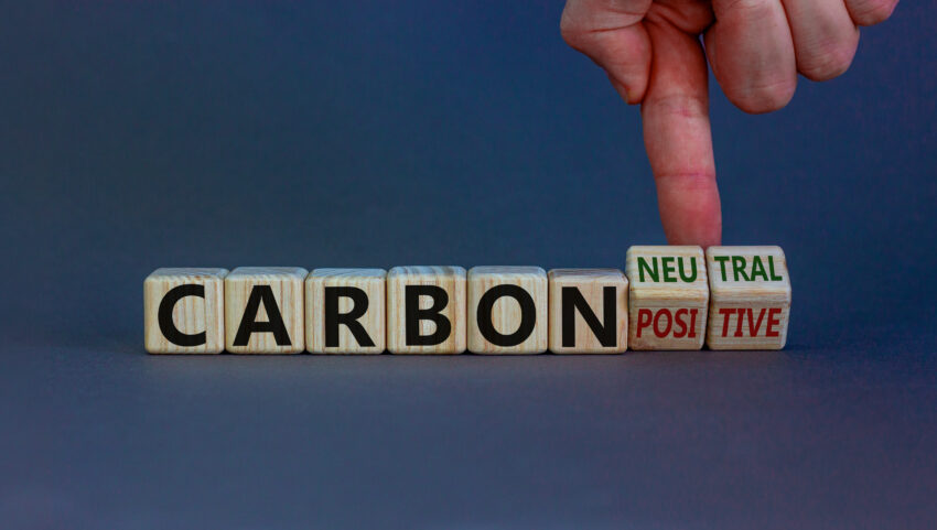 From,Carbon,Positive,To,Neutral.,Hand,Flips,Cubes,And,Changes