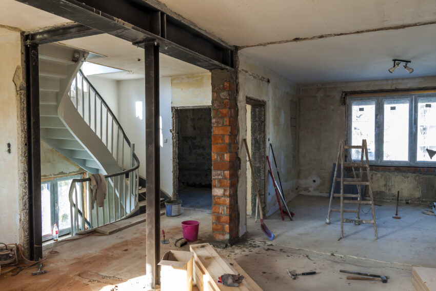Interior,Of,A,House,Under,Construction.,Renovation,Of,An,Apartment