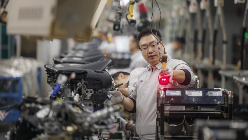China’s manufacturing sector has shrunk for the second consecutive month after energy shortages and turmoil in the property industry rocked the world’s second largest economy.