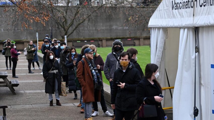 Seven million more over-40s will be able to book booster jabs from today, after Boris Johnson said the programme needed to go faster.