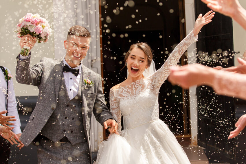 Religious weddings will take place outdoors for the first time under plans to be published by ministers today.