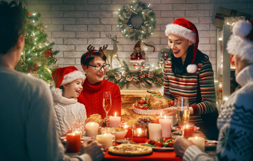 The price of a Christmas dinner has risen by 3.4 per cent as food inflation reaches its highest level so far this year.