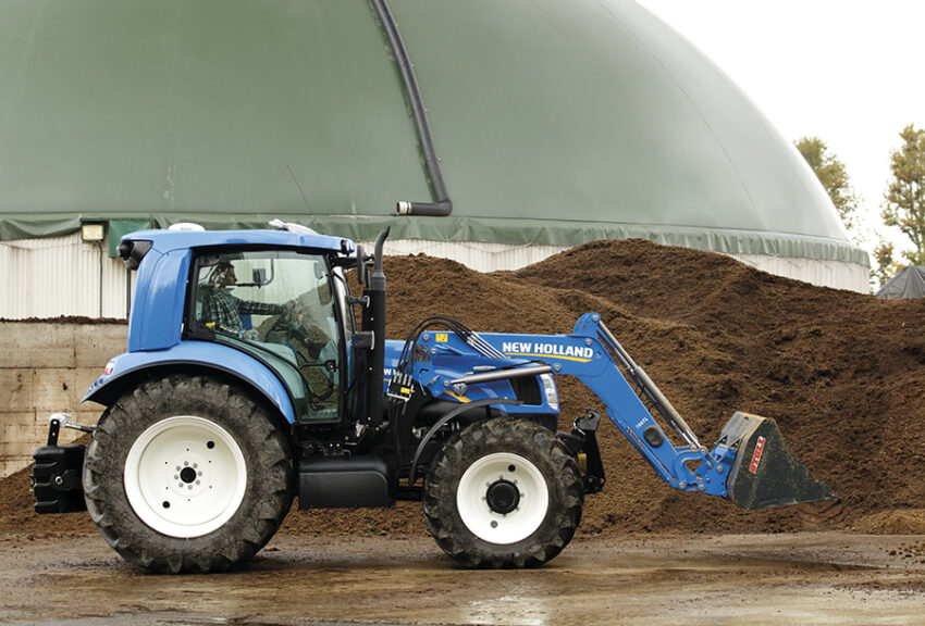 British Christmas dinner tables this year could feature vegetables harvested by a world-first low carbon, cow dung-powered tractor, thanks to Government backing.