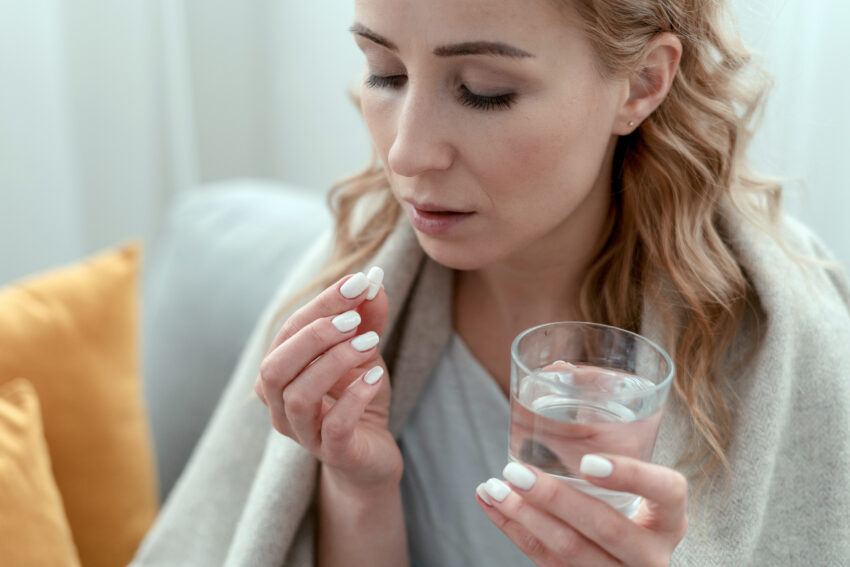 People struck down with the Omicron variant of the coronavirus are buying so much paracetamol that supplies are running low in many shops.