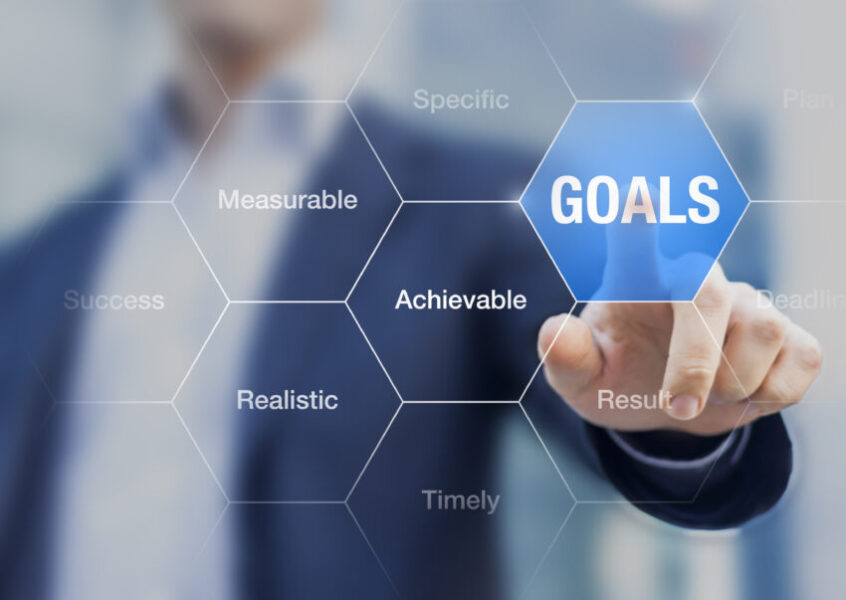 Coach,Teaching,About,The,Way,Of,Setting,Goals,,Concept,About