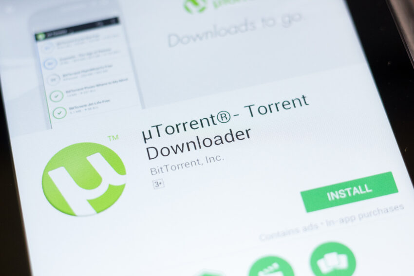 Ryazan,,Russia,-,June,24,,2018:,Utorrent,Torrent,Downloader,Mobile