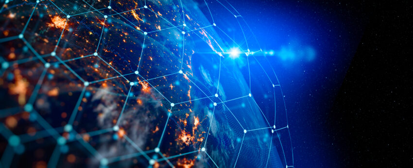 Communication,Technology,For,Internet,Business.,Global,World,Network,And,Telecommunication