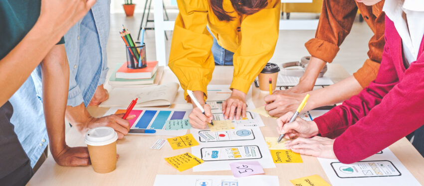 Young,Asian,Business,Creative,Team,Work,Together,,Mobile,Application,Software