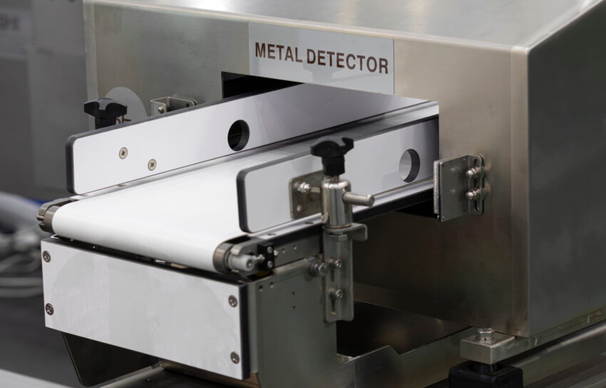 Conveyor,Belt,For,Food,Detector,Equipment,;,Industrial,Background