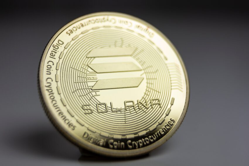 Macro,Shot,Of,A,Physical,Coin,From,The,Cryptocurrency,Solana