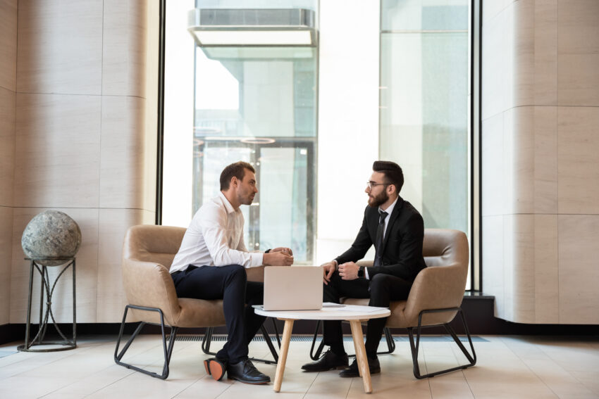 Businessmen,Discussing,Deal,,Sharing,Startup,Ideas,,Business,Partners,Negotiations,Or