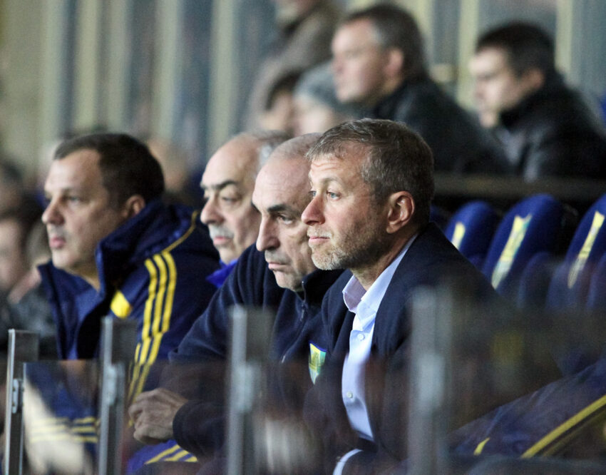 Roman Abramovich has been hit with a freezing order on assets of nearly £5.4 billion as police in the Channel Islands searched properties linked to the owner of Chelsea Football Club.