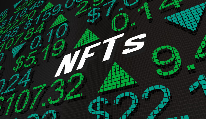 Nfts,Non-fungible,Tokens,Buy,Sell,Exchange,Market,Prices,3d,Illustration
