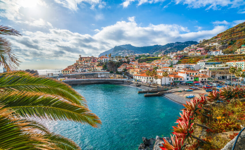 Camara,De,Lobos,,Panoramic,View,,Madeira,Island,,Portugal