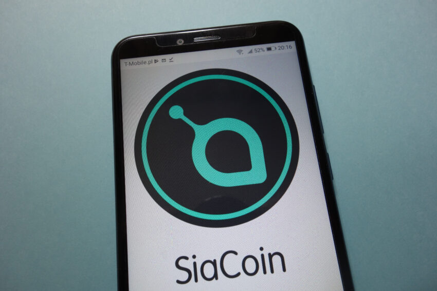 Konskie,,Poland,-,November,17,,2018:,Siacoin,(sc),Cryptocurrency,Logo