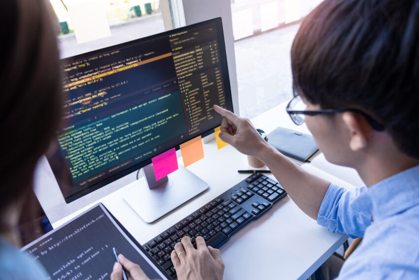 Pensive,Programmer,Working,On,On,Desktop,Pc,Programming,Code,Technologies