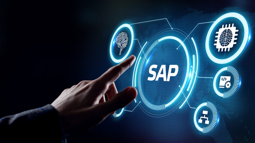 Sap,System,Software,Automation,Concept,On,Virtual,Screen,Data,Center.
