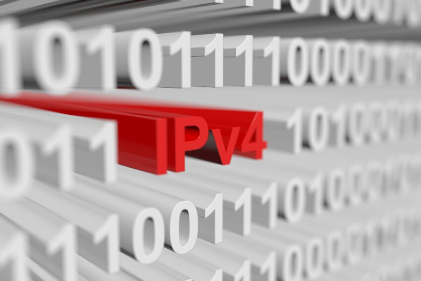 Ipv4,Is,Represented,As,A,Binary,Code,With,Blurred,Background