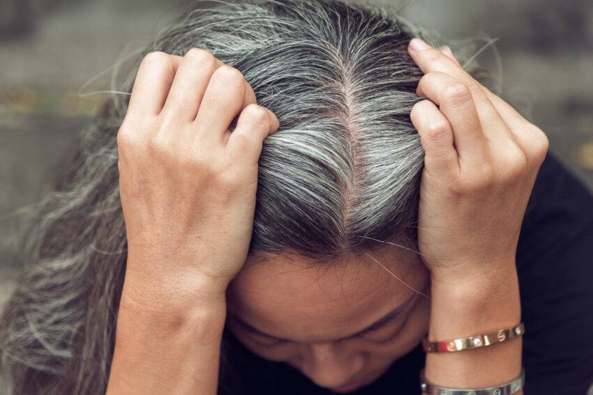 You're brushing your hair while looking in the mirror when you suddenly notice silver strands sneaking into your locks. It causes a lot of panic, and you don't want your gray hair to be visible.