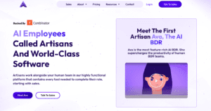 Artisan AI, a startup building AI employees and software for enterprise companies, has raised $7.3 million in a round led by Oliver Jung, an early investor in Airbnb, Rippling, Revolut, and many other unicorns.