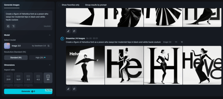 Fonts have never lacked flair, but what if fonts also had fashion? Imagine this: a darkened runway comes to life with neon strobe lights. In place of models, fonts strut onto the scene. Helvetica sways her modernist hips in black-and-white haute couture.